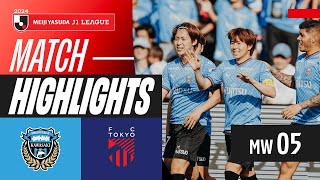 Frontales Strong Comeback  Kawasaki Frontale 30 FC Tokyo  2024 J1 LEAGUE HIGHLIGHTS  MW 5 [upl. by Vastha]