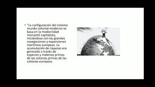 El sistema mundo de Immanuel Wallerstein [upl. by Abigale113]