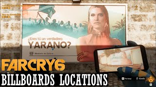 Far Cry 6  Vandalize Marias Propaganda Billboards Locations and Leaflet Bombs [upl. by Noedig]