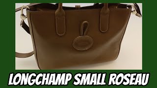 Longchamp Roseau Heritage Small Bag Review longchamp whatsinmybag [upl. by Morita]