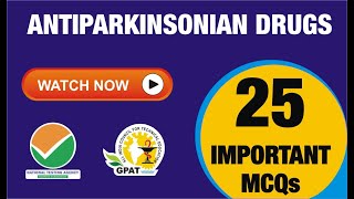 ANTIPARKINSONIAN DRUGS MCQs [upl. by Rukna974]