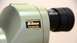 ニコンフィールドスコープ（Nikon FIELDSCOPE ED D60 P） [upl. by Arobed]