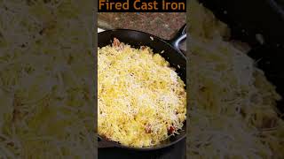 Skillet Cheese Melt Cast Iron Holds Heat [upl. by Duwalt614]