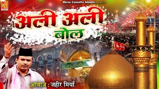 Ali Ali Bol  दिल को सुकून देने वाला कलाम  Zaheer Miyan  Maula Ali Qawwali  New Qawwali 2021 [upl. by Ohl]