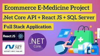 React JS Ecommerce Project Using ASPNET Core API And SQL Server [upl. by Eeneg]