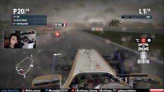 Playing F1 2012 in 2020  HRT Brazil Heavy Rain [upl. by Eppie310]