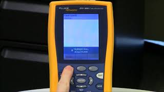 Creating a custom connector loss limit in your DTX CableAnalyzer DTX FI 107  By Fluke Networks [upl. by Hana]