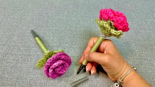 LAPICEROS DECORADOS A CROCHET [upl. by Akeimat]