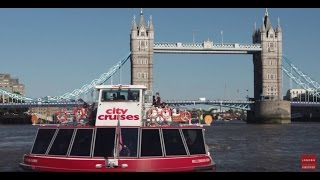 Thames River Cruise Dine Relax See New Views  City Cruises [upl. by Fancie80]