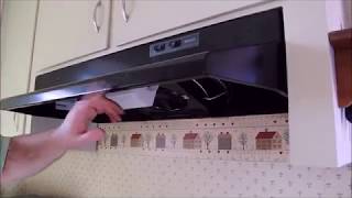 Installing New Range Hood Vent over Stove and Oven [upl. by Eiznek]