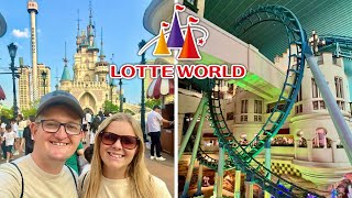 Lotte World Vlog June 2024  HUGE Theme Park In Seoul [upl. by Chalmers]