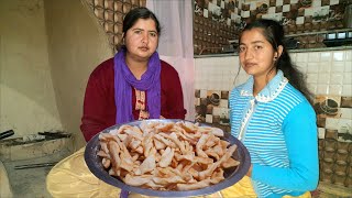 Making Tibetan Snack Khapse  Tea Time Snack  How to make khapse  Our Village Lifestyle [upl. by Philipp]