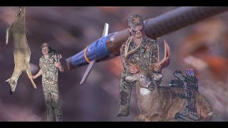 Deer Hunting OHIO with Swhacker Broadheads CRAZY blood trail [upl. by Oinotla]