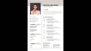 Best resume templates for Engineer  CV Templates for fresher [upl. by Christan]