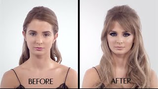 The Bardot Makeup Tutorial  featuring Millie Mackintosh  60s cat eye  Charlotte Tilbury [upl. by Haelat]