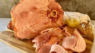 Honey MustardGlazed Ham Recipe [upl. by Arissa]