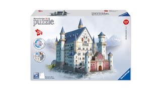 3D Puzzles – Neuschwanstein Castle by Ravensburger [upl. by Brunn]