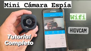 💥 Mini Cámara Espia HIDVCAM 1080p  Configuración Completa Funciones y Análisis [upl. by Ever]