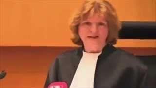 Devastated man THROWS CHAIR AT JUDGE IN COURT [upl. by Esej]