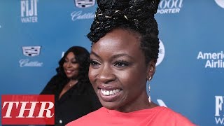 Danai Gurira on Being an Advocate for Women amp Girls amp Working With The UN  Women in Entertainment [upl. by Lysander]