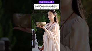 Soothe Headache Pain Instantly Tibetan Singing Bowl Therapy for Deep Relaxation amp Clarity foryou [upl. by Randene276]