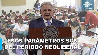 No tomamos en cuenta resultados de PISA AMLO sobre informe de rezago educativo [upl. by Arabelle482]