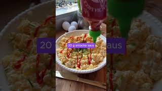 Zelfgemaakt Broodje Spicy Eiersalade 🍗 17 g eiwit shorts [upl. by Lepley200]