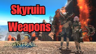 FFXIV Skyruin EX Weapons [upl. by Gnehs579]