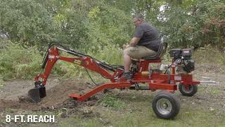 NorTrac Towable Trencher 15 HP [upl. by Ojytteb]