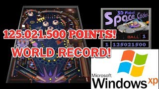 3D Pinball Space Cadet WORLD RECORD 125 MILLION SCORE ALL MISSIONS [upl. by Thea]