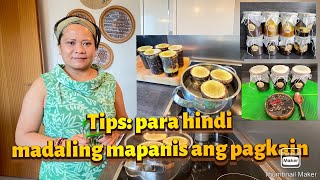 Paano gawin para hindi madaling mapanis ang pagkain  Pinay sa Germany [upl. by Odrawde]