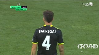 Cesc Fabregas Vs Swansea City Away EPL 11092016 HD [upl. by Kenway]