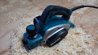 Makita 314quot 65A Corded Planer Review [upl. by Emera50]