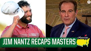 Jim Nantz RECAPS Jon Rahms Win Sunday At The 2023 Masters I CBS Sports [upl. by Kenna]