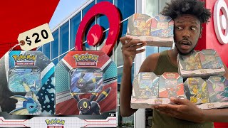 TARGET INSANE POKEMON BLACK FRIDAY SALE 20 EEVEELUTION TINS GOLD SECRET RARE PULL pokemon tcg [upl. by Enecnarf]