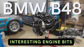 BMW B48 Interesting Details and Engine Walkaround [upl. by Etireugram]