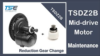 Tongsheng TSDZ2B Reduction Gear Replacement [upl. by Holcomb]