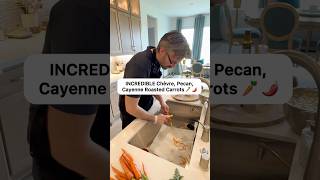 French Husband Makes Roasted Carrots with Cayenne Pecans amp Chevre 🥕🇫🇷  Sweet amp Spicy Recipe [upl. by Fonville738]