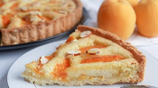 Apricot Frangipane Tart Recipe [upl. by Nnilsia]