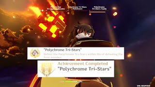 Polychrome TriStars Achievement Complete 3 stars  Genshin Impact Natlan Local Legend [upl. by Gianna]