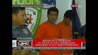 QRT Aktor na si Julio Diaz at isa pa niyang kasamahan arestado sa buybust operation [upl. by Guillemette]