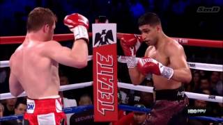 Saul Canelo Alvarez vs Amir Khan HD Highlights [upl. by Filmore56]