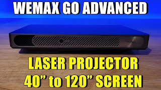 Wemax Go Advanced Portable Laser Projector Review [upl. by Anwahsad]