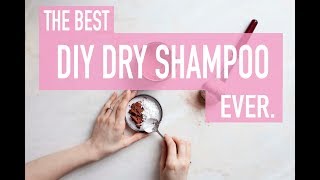 Easiest DIY Dry Shampoo Recipe that Actually WORKS and some hair care tips [upl. by Gabbie]