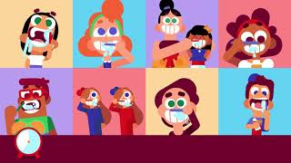 The Tooth Brushing Song  2minute tooth brushing song for kids [upl. by Mariel]