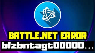 How to FIX Battlenet Error blzbntagt00000… Tutorial [upl. by Questa]