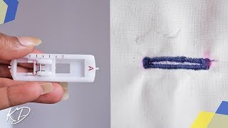 HOW TO SEW BUTTONHOLES BY BROTHER MACHINE  KIM DAVE [upl. by Grail]