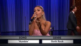 Musical Genre Challenge  Ariana Grande  Humble  Goth Rock [upl. by Cyndi]