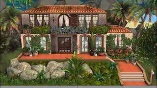 Villa Tartosa  The Sims 2 Building  Custom Content [upl. by Newton909]