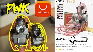 CARBU PWK de chez ALIEXPRESS  BIEN OU DAUBE   250 YZ [upl. by Shreve]